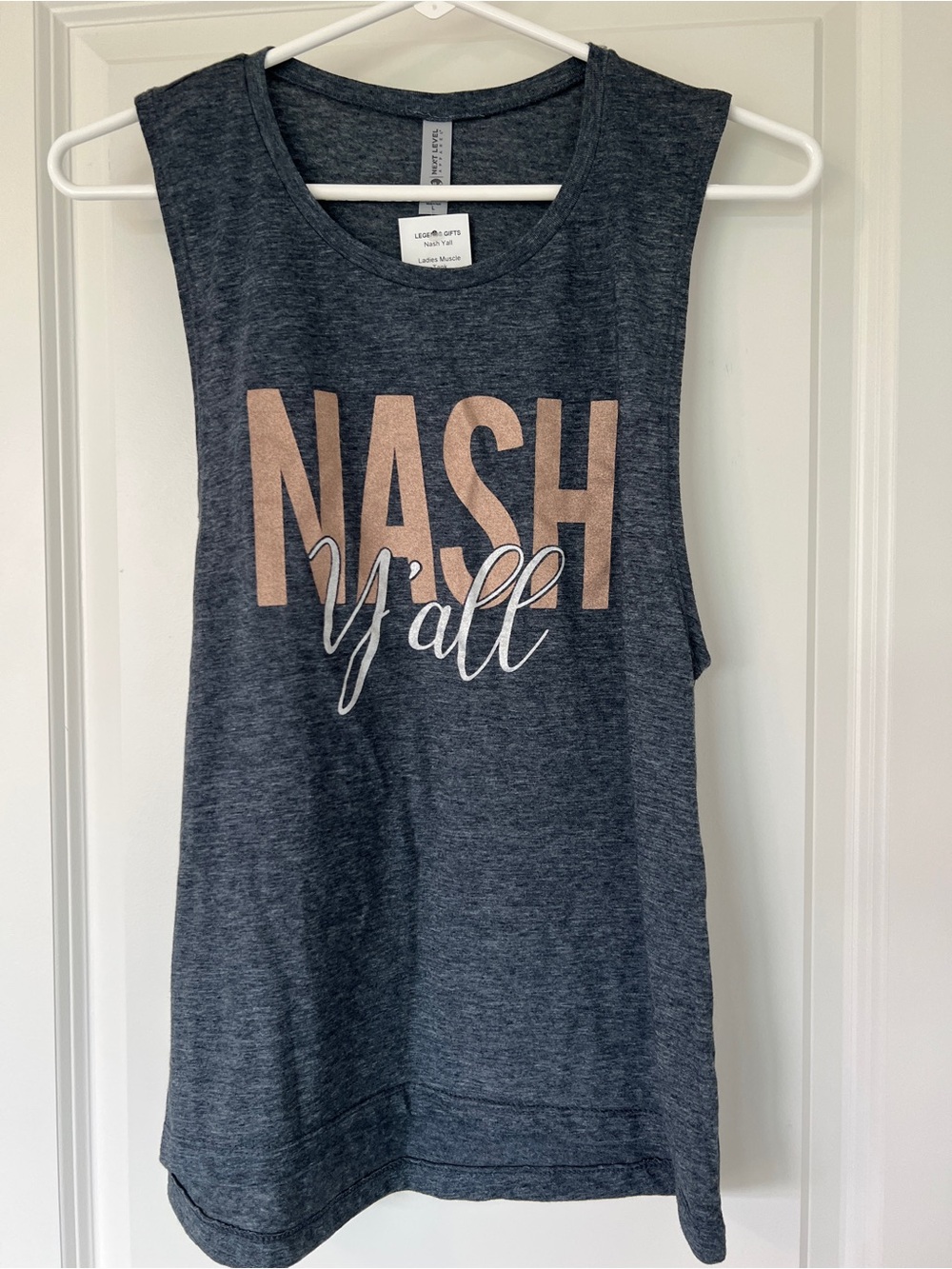 Nash Y’all Muscle Tank top - Large NWT